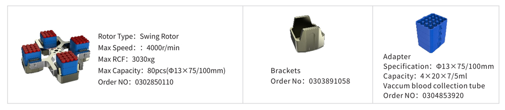 Paramètre automatique de rotor de machine de centrifugeuse de centrifugeuse CTK80 de décapsulage automatisé à vitesse réduite