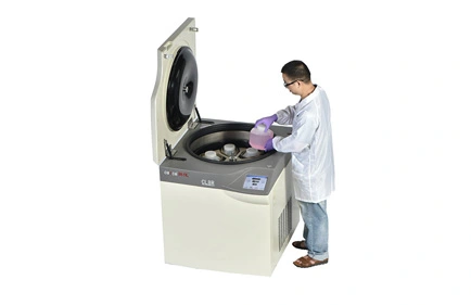 Applications de centrifugeuse de grande capacité